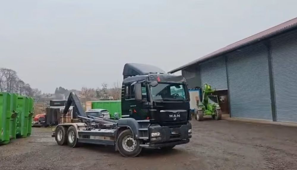 MAN TGS 26.440 6x4 – Meiller z systemem HDS (roll-off) + Kontener + Przyczepa – Euro 5 - Other machinery: picture 3 MAN TGS 26.440 6x4 – Meiller z systemem HDS (roll-off) + Kontener + Przyczepa – Euro 5 - Other machinery: picture 3