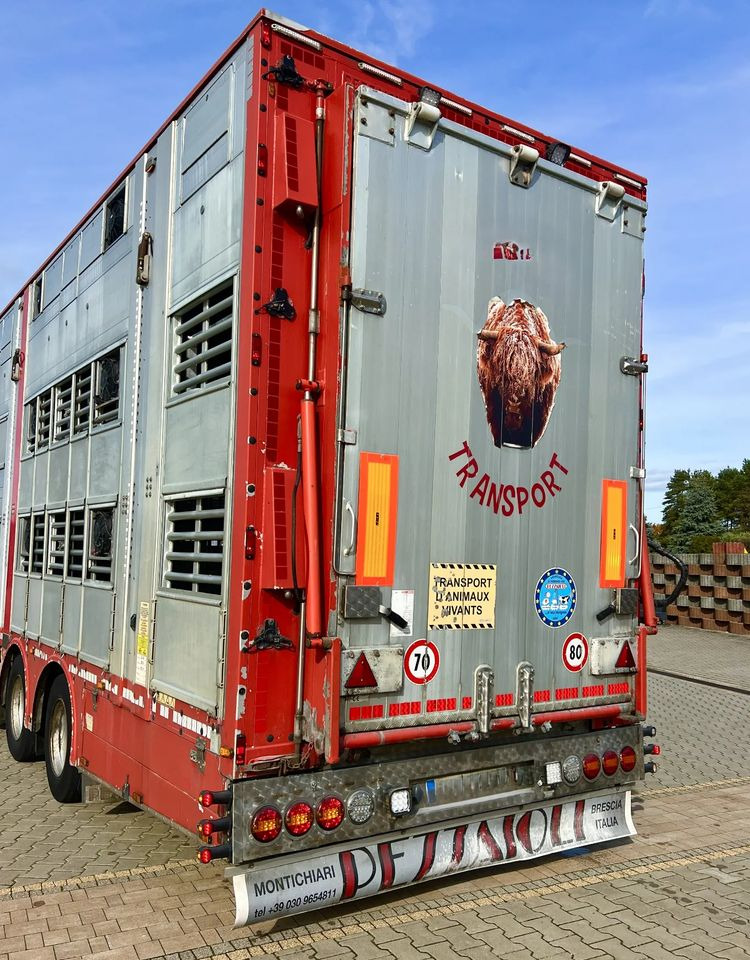 Livestock semi-trailer Pezzaioli NACZEPA  2017 / 3 POZIOMY / TRANSPORT ZWIERZĄT / HYDRAULIKA / STEROWANIE PILOTEM/ PODNOSZONY DACH /: picture 11