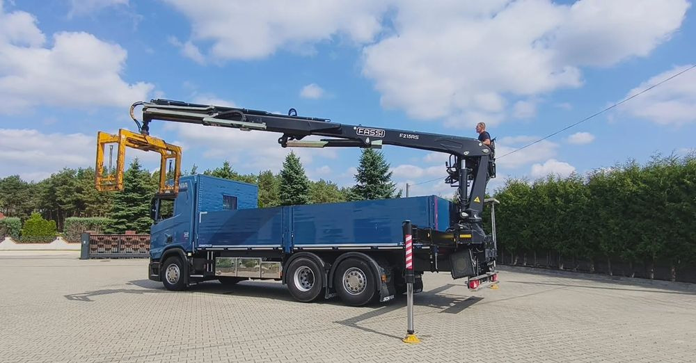 Scania R 500 6x2 z żurawiem Fassi F 215 AS – 2019 – Euro 6 –Retarder -Oś skrętna - Gotowa do pracy! - Crane truck, Dropside/ Flatbed truck: picture 2 Scania R 500 6x2 z żurawiem Fassi F 215 AS – 2019 – Euro 6 –Retarder -Oś skrętna - Gotowa do pracy! - Crane truck, Dropside/ Flatbed truck: picture 2