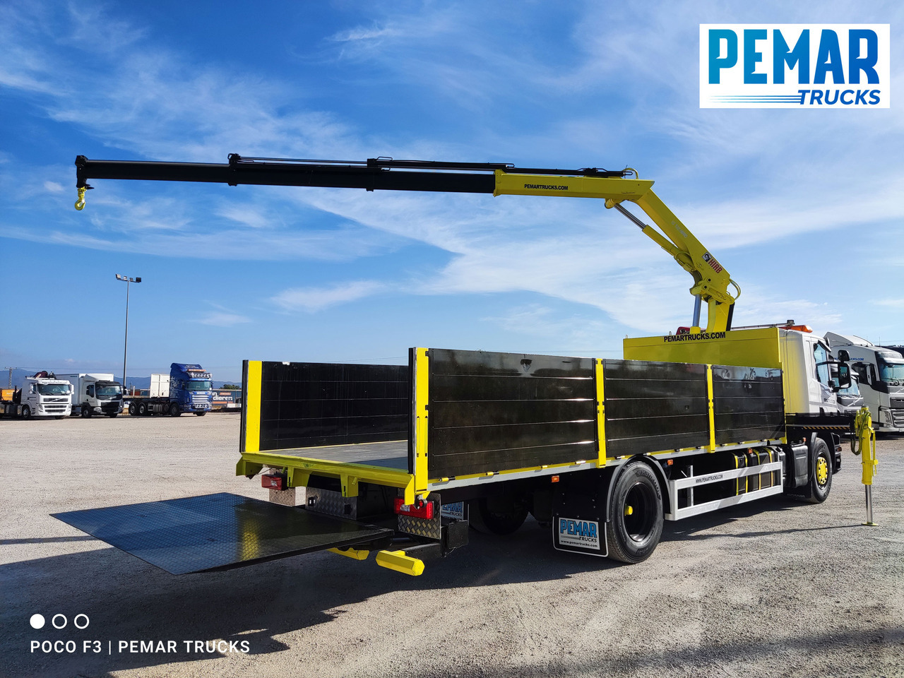 Crane truck SCANIA P 250 GRUA CAJA FIJA: picture 13