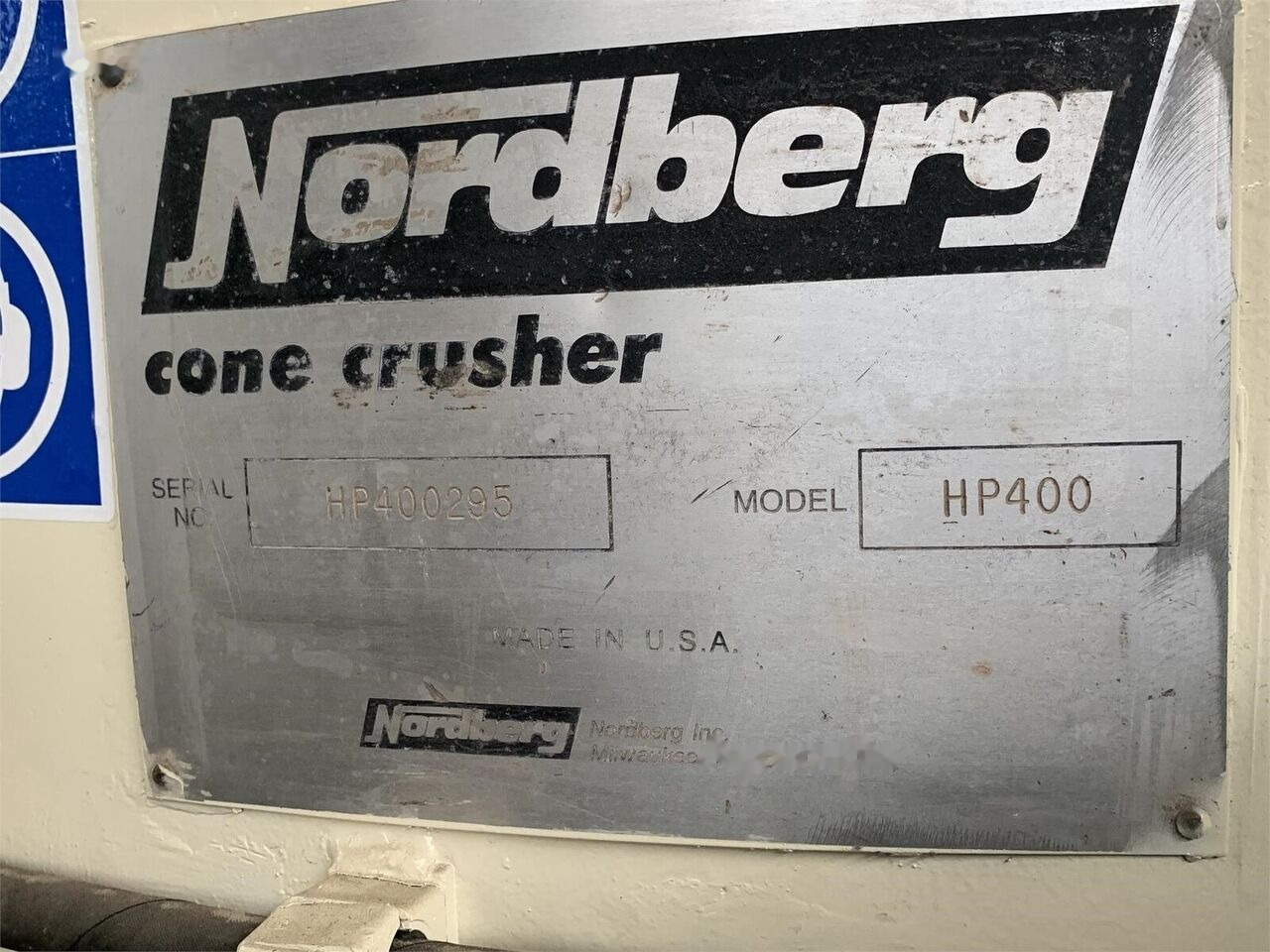 Cone crusher Nordberg METSO HP400 Cone Crusher: picture 6