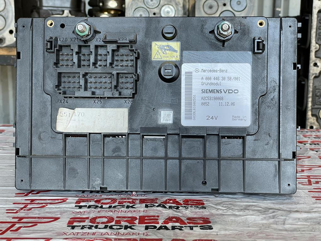 MERCEDES-BENZ ACTROS MP2 GRUNDMODUL - A 000 446 3058 - Fuse for Truck: picture 1 MERCEDES-BENZ ACTROS MP2 GRUNDMODUL - A 000 446 3058 - Fuse for Truck: picture 1