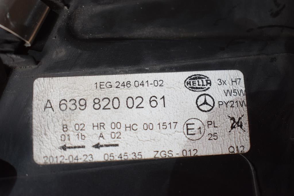 VITO 639 - PASSENGER - Headlight for Truck: picture 5 VITO 639 - PASSENGER - Headlight for Truck: picture 5