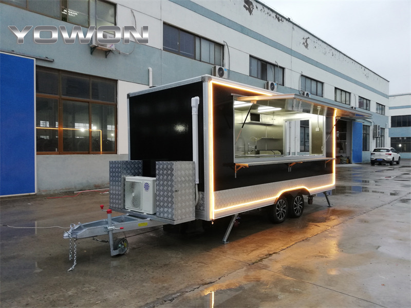 YOWON vintage model square food truck catering truck - Vending trailer: picture 3 YOWON vintage model square food truck catering truck - Vending trailer: picture 3