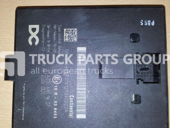 MERCEDES-BENZ Actros MP4, central gateway control unit, continental, control unit - ECU for Truck: picture 1 MERCEDES-BENZ Actros MP4, central gateway control unit, continental, control unit - ECU for Truck: picture 1