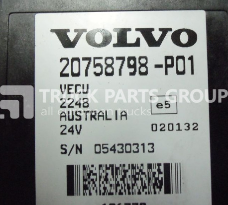 VOLVO VECU control unit FH12, FH13, EURO3, EURO4, EURO5 control unit - ECU for Truck: picture 1 VOLVO VECU control unit FH12, FH13, EURO3, EURO4, EURO5 control unit - ECU for Truck: picture 1