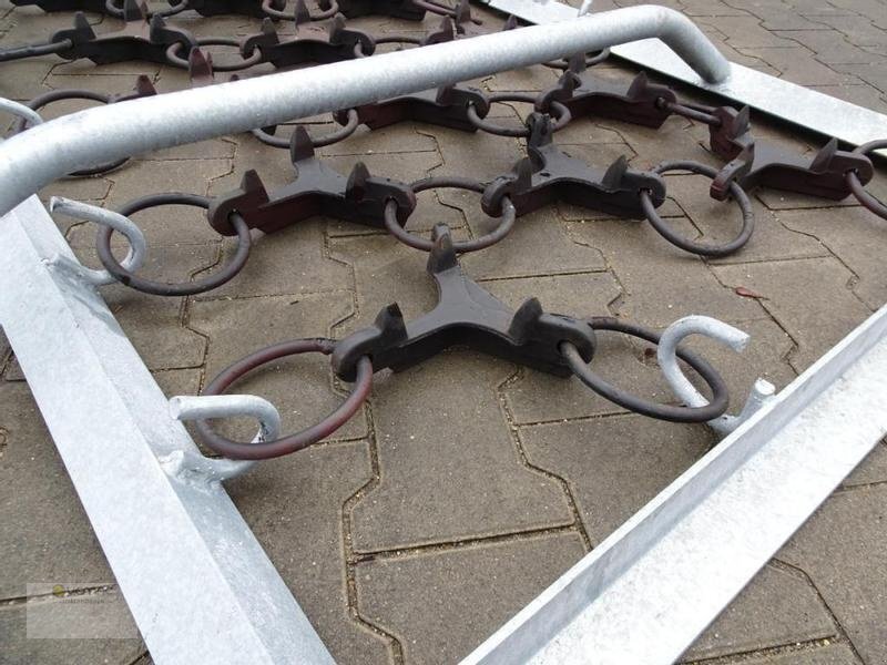 New Chain harrow Vemac Wiesenschleppe 4m 3reihig verzinkt Schleppe Striegel Egge NE: picture 12