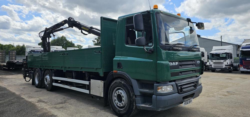 Daf cf 310 Cf 310 brick crane - Dropside/ Flatbed truck, Crane truck: picture 2 Daf cf 310 Cf 310 brick crane - Dropside/ Flatbed truck, Crane truck: picture 2