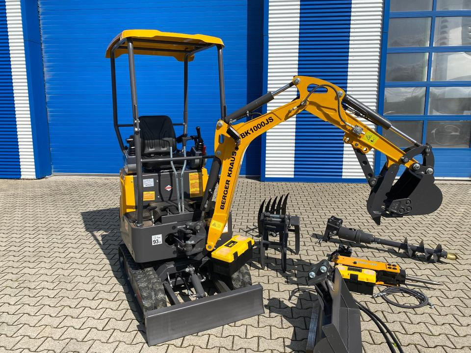Mini excavator Minibagger BK1000JS inkl. großem Zubehörpaket *HERBSTAKTION*INKL.19% MWST*BERGER KRAUS*SOFORT!*: picture 17