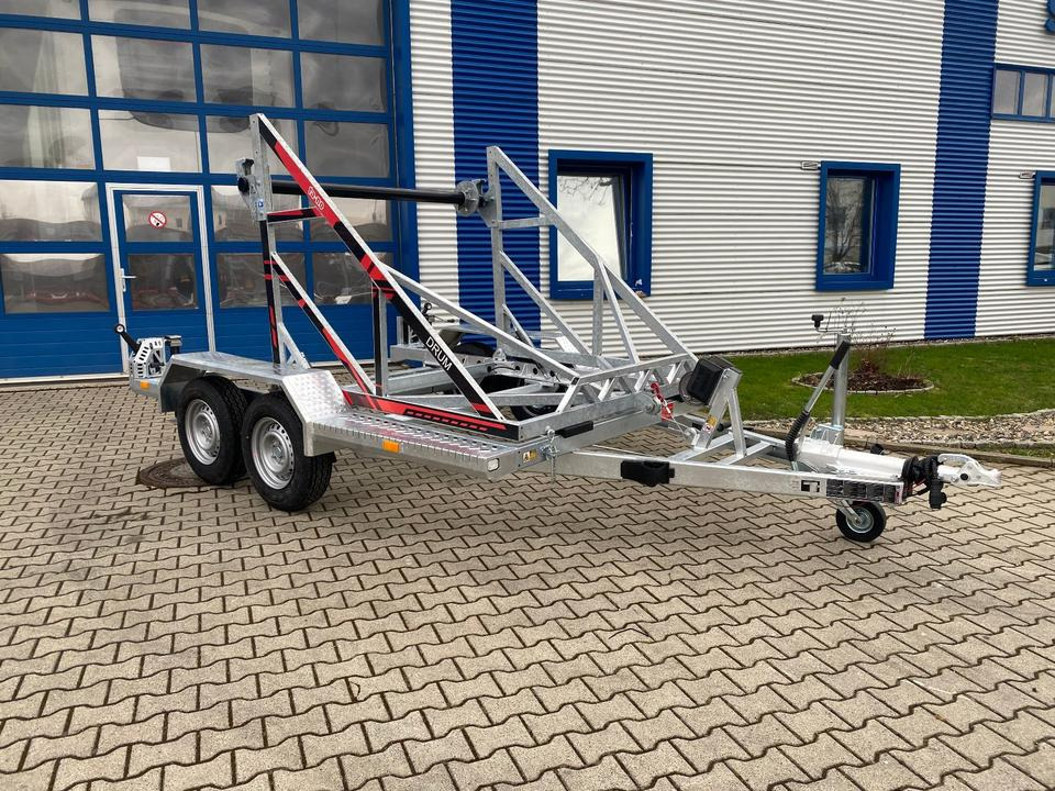 Vermietung / Kabelanhänger 3500KG / Nutzlast 2766KG / Kabeltrommel-Anhänger / Glasfaser/ 1 Woche - Cable drum trailer: picture 3 Vermietung / Kabelanhänger 3500KG / Nutzlast 2766KG / Kabeltrommel-Anhänger / Glasfaser/ 1 Woche - Cable drum trailer: picture 3