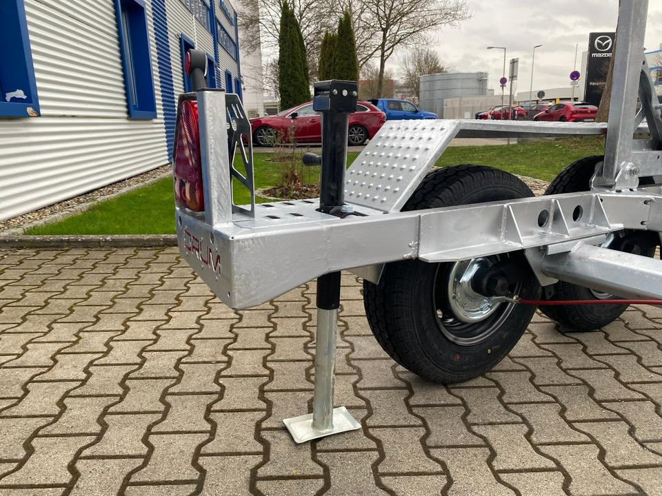 Cable drum trailer Vermietung / Kabelanhänger 3500KG / Nutzlast 2766KG / Kabeltrommel-Anhänger / Glasfaser/ 1 Woche: picture 9