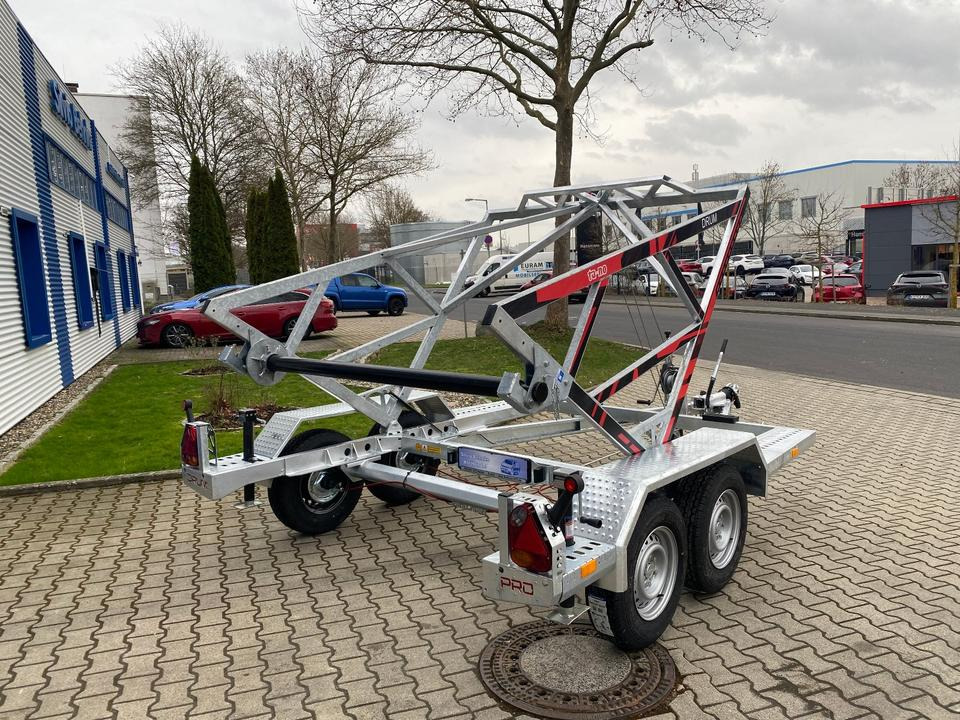 Cable drum trailer Vermietung / Kabelanhänger 3500KG / Nutzlast 2766KG / Kabeltrommel-Anhänger / Glasfaser/ 1 Woche: picture 12