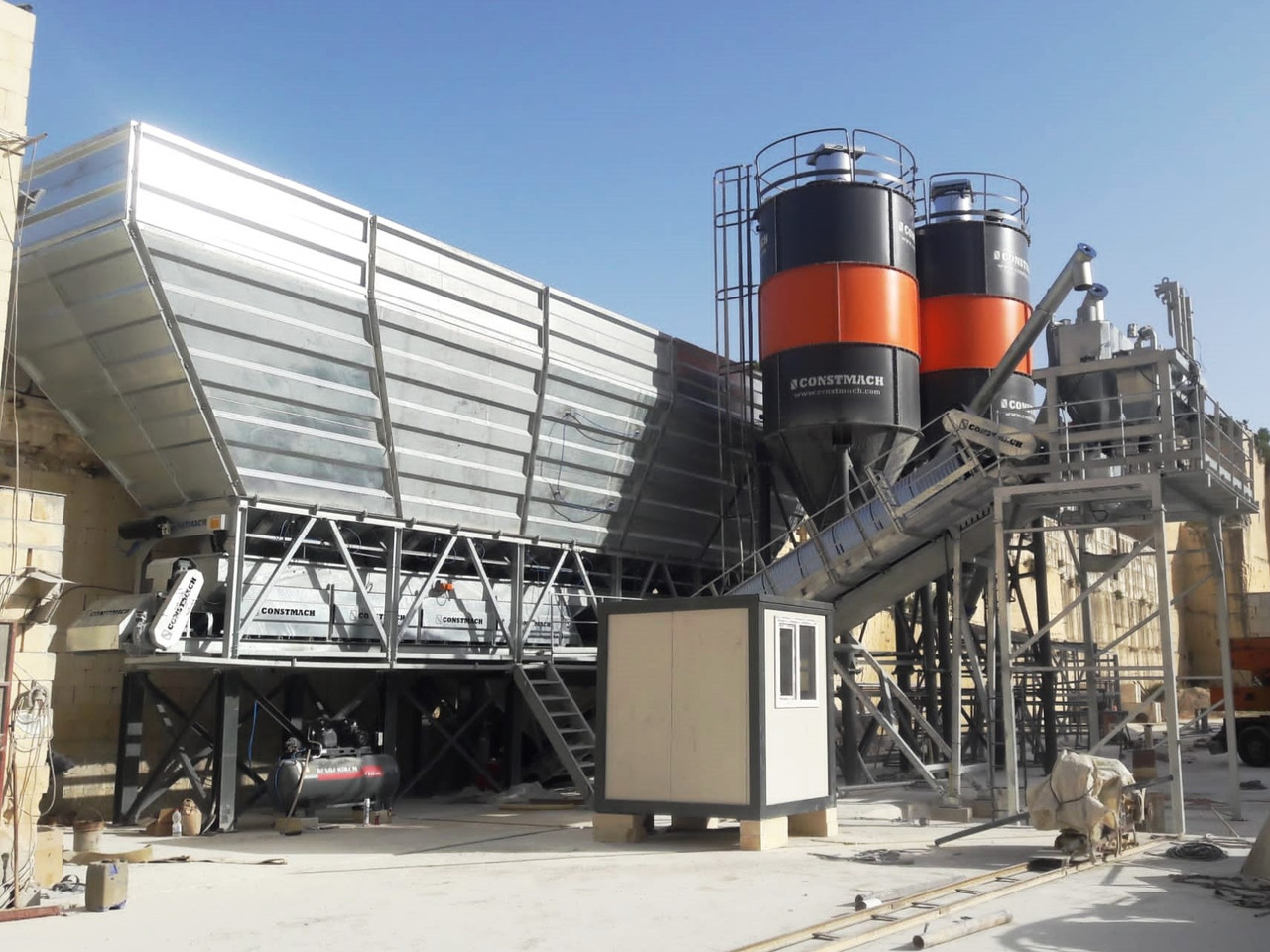 Constmach 100 m³/h Trockenbeton Mischanlage - Concrete plant: picture 2 Constmach 100 m³/h Trockenbeton Mischanlage - Concrete plant: picture 2