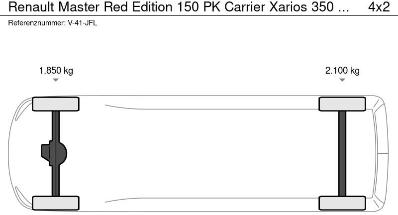 Refrigerated van Renault Master Red Edition 150 PK Carrier Xarios 350 Koele/vriezen/verwarmen + nachtaansluiting 220 volt.: picture 17