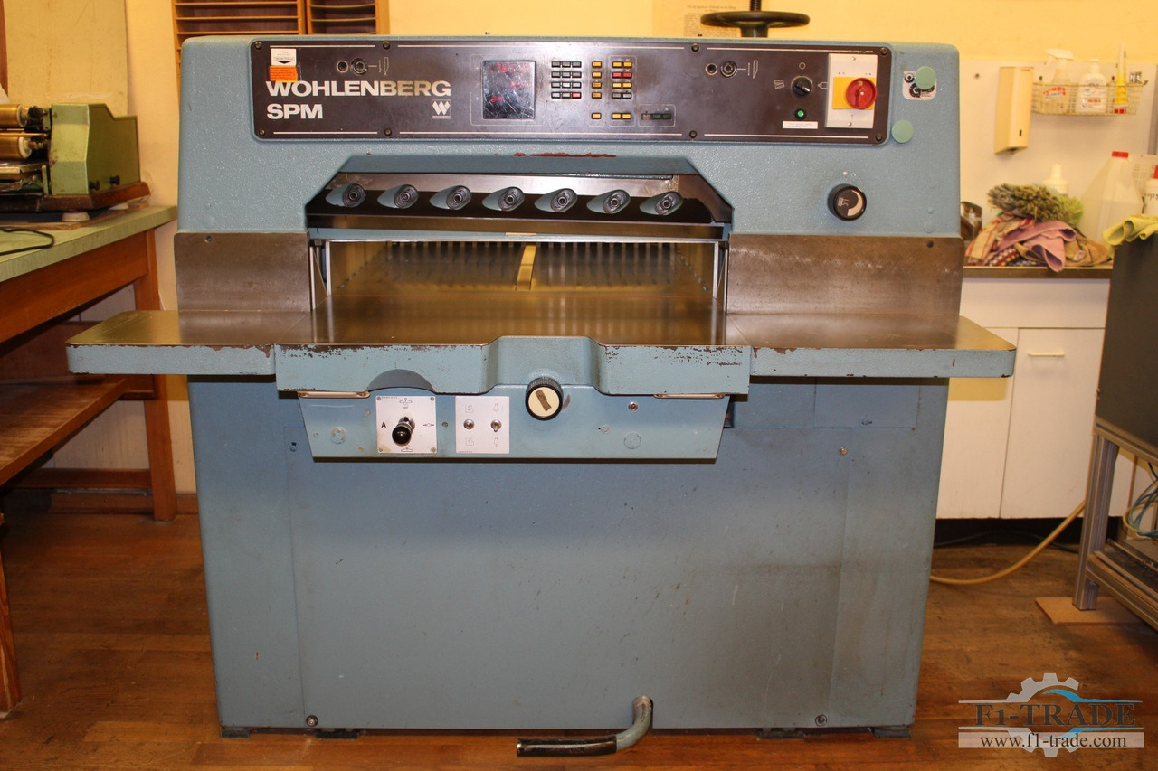 Wohlenberg 76 SPM - Paper cutting machine: picture 1 Wohlenberg 76 SPM - Paper cutting machine: picture 1