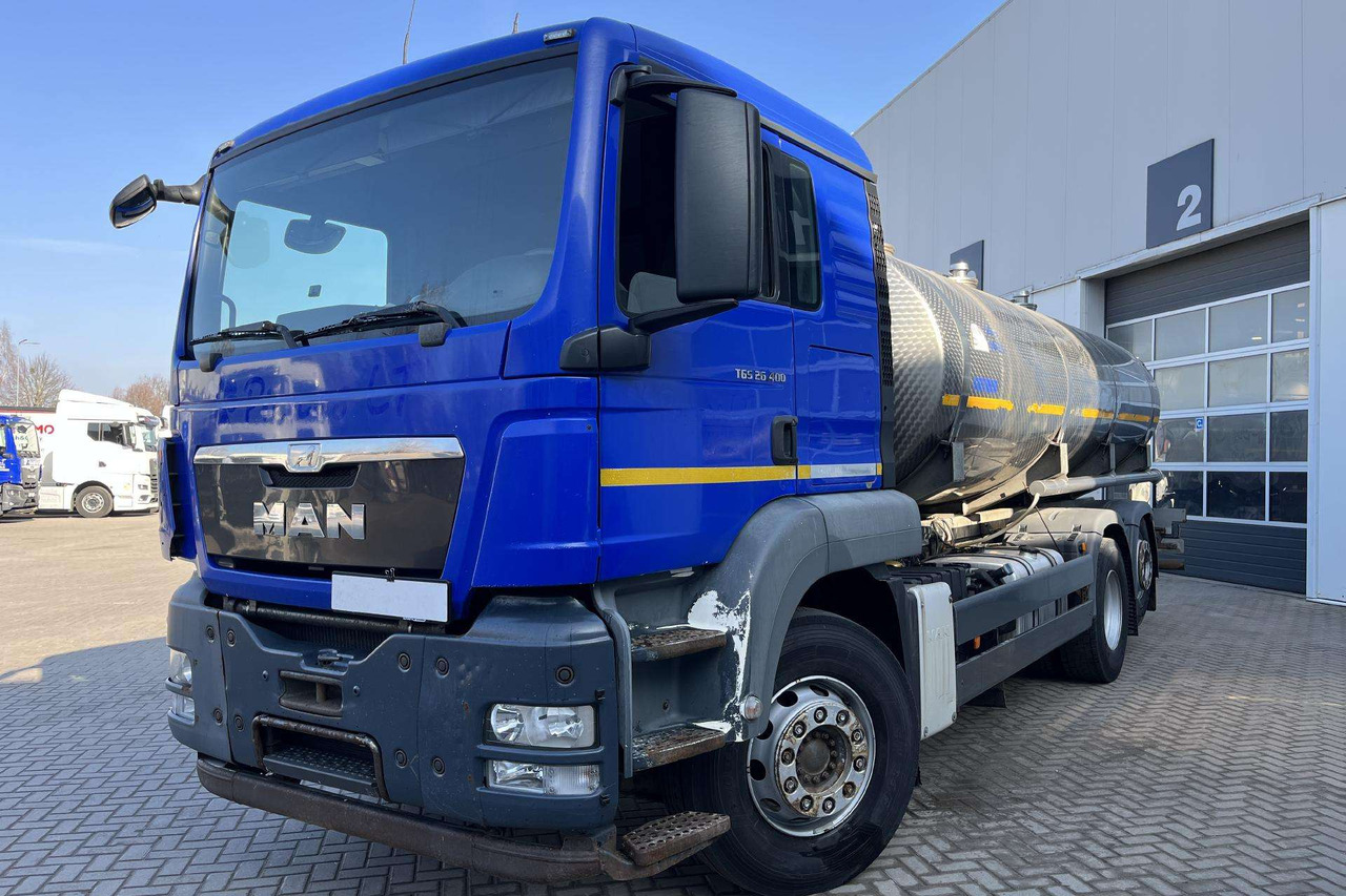 MAN TGS 26.400 6X2-2 Pienovežis (8488) - Tank truck: picture 1 MAN TGS 26.400 6X2-2 Pienovežis (8488) - Tank truck: picture 1