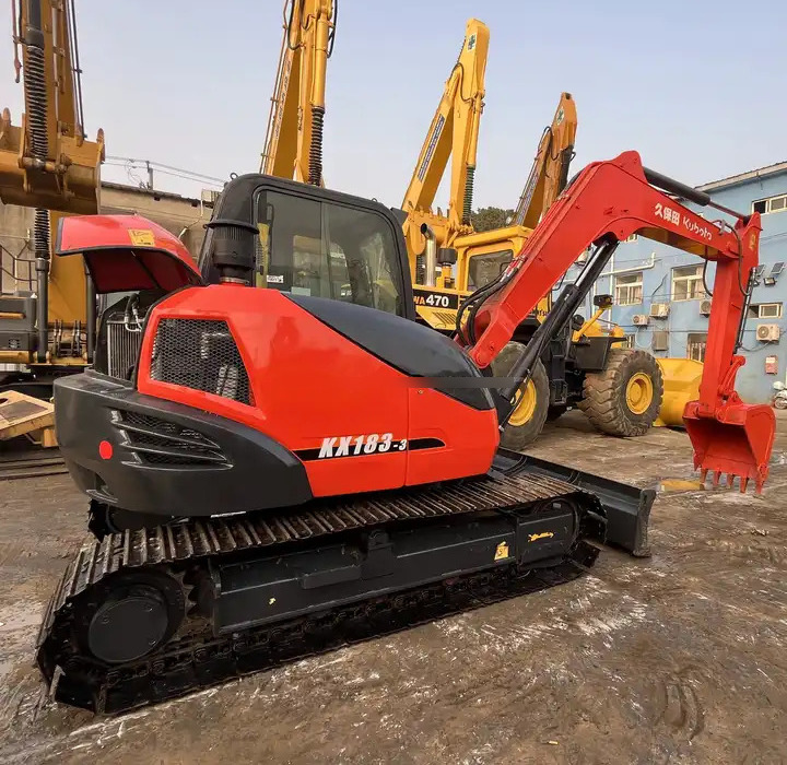 8 tons Used Excavator KUBOTA KX183-3 in good condition for sale - Crawler excavator: picture 2 8 tons Used Excavator KUBOTA KX183-3 in good condition for sale - Crawler excavator: picture 2