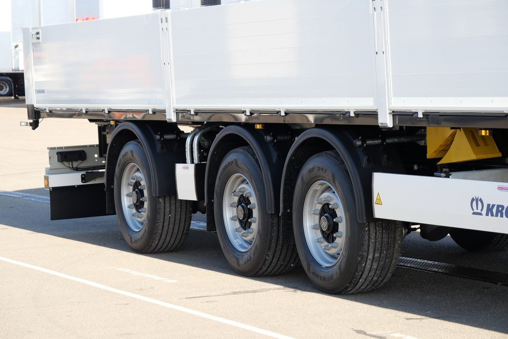 New Dropside/ Flatbed semi-trailer Krone SDP 27/BAUSTOFF/TRIDEC/BPW/RUNGENTASCHEN LIFT: picture 7