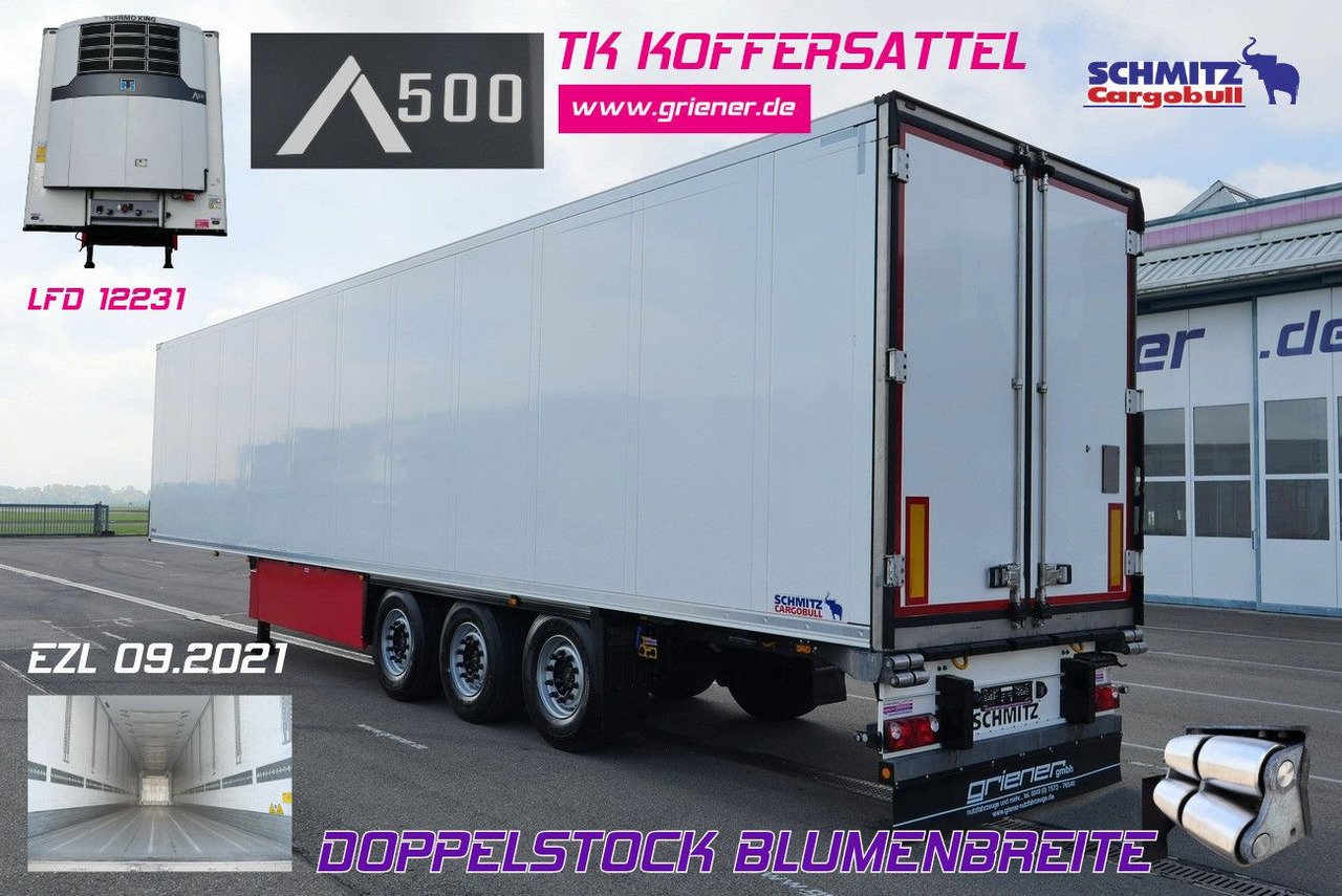Schmitz Cargobull SKO 24/DOPPELSTOCK BLUMEN TK A500 DRP FP 45 - Closed box semi-trailer: picture 1 Schmitz Cargobull SKO 24/DOPPELSTOCK BLUMEN TK A500 DRP FP 45 - Closed box semi-trailer: picture 1