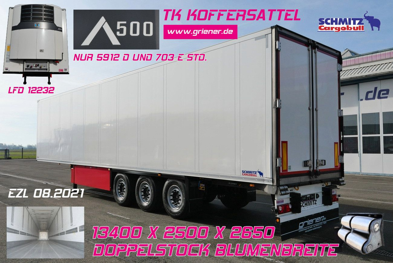 Schmitz Cargobull SKO 24/DOPPELSTOCK BLUMEN TK A500 DRP FP 45 - Closed box semi-trailer: picture 1 Schmitz Cargobull SKO 24/DOPPELSTOCK BLUMEN TK A500 DRP FP 45 - Closed box semi-trailer: picture 1