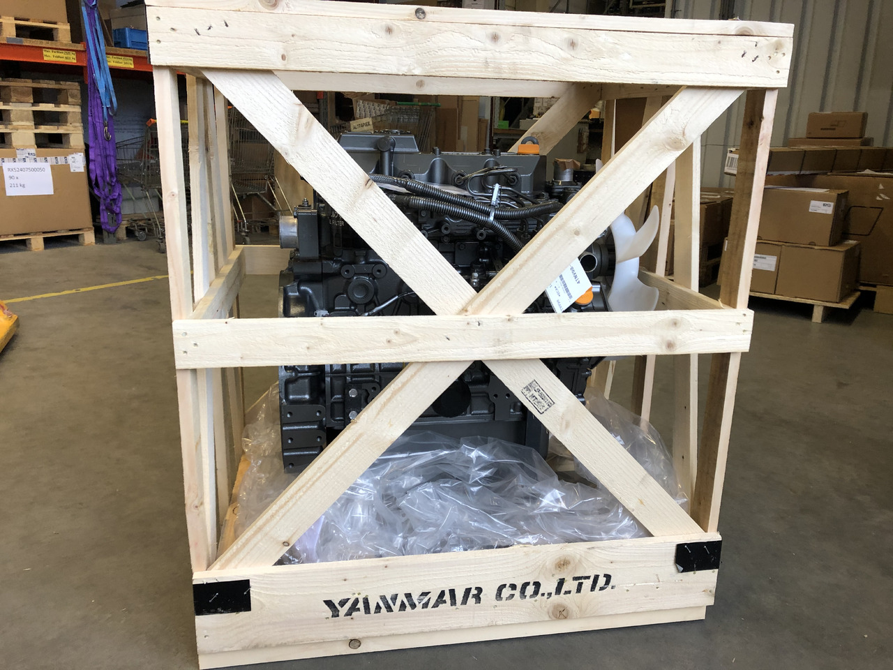 Yanmar 4TNV98 50,7kW/2500rpm - Engine for Construction machinery: picture 2 Yanmar 4TNV98 50,7kW/2500rpm - Engine for Construction machinery: picture 2