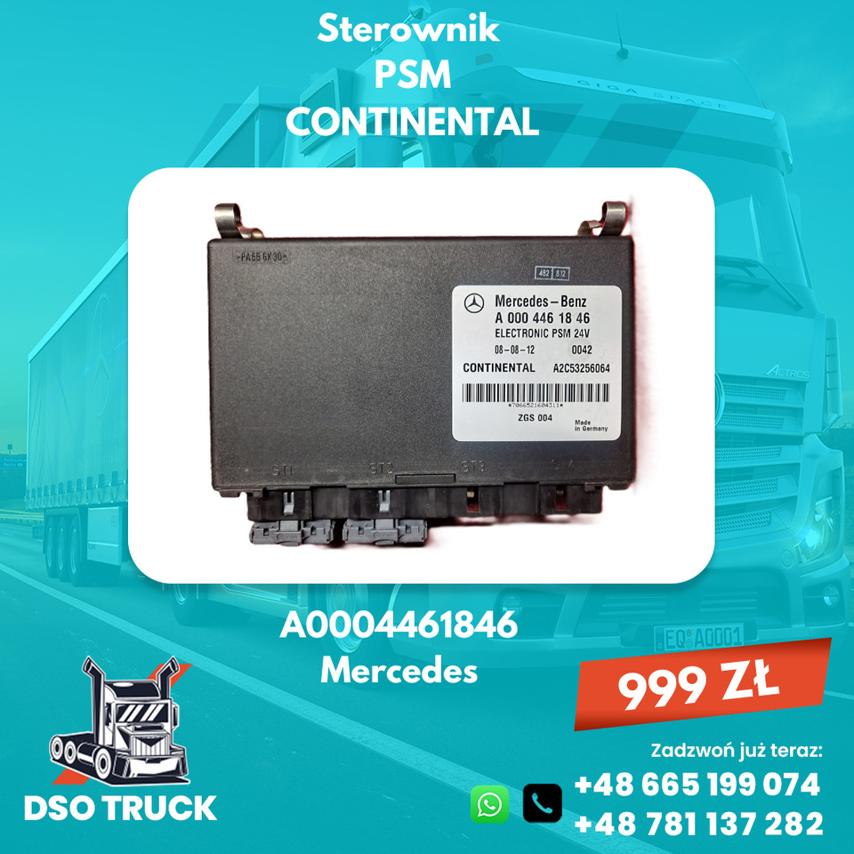 A0004461846 Sterownik PSM CONTINENTAL Mercedes Actros - Spare parts: picture 1 A0004461846 Sterownik PSM CONTINENTAL Mercedes Actros - Spare parts: picture 1