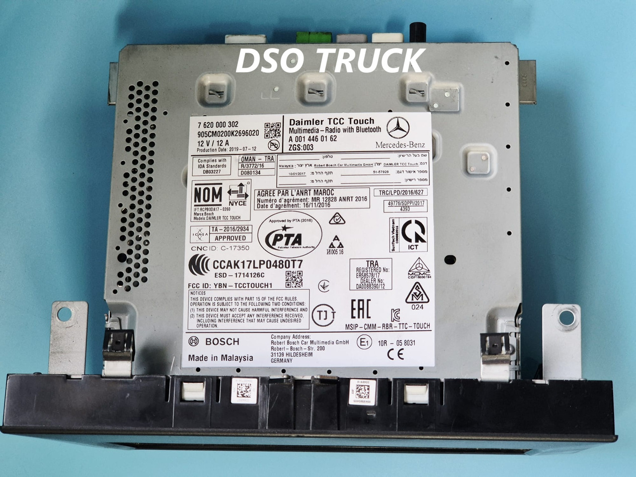 Spare parts Radio Nawigacja Ekran Wyświetlacz A0014460162 MERCEDES ACTROS MP4 MERCEDES ACTROS MP4: picture 7