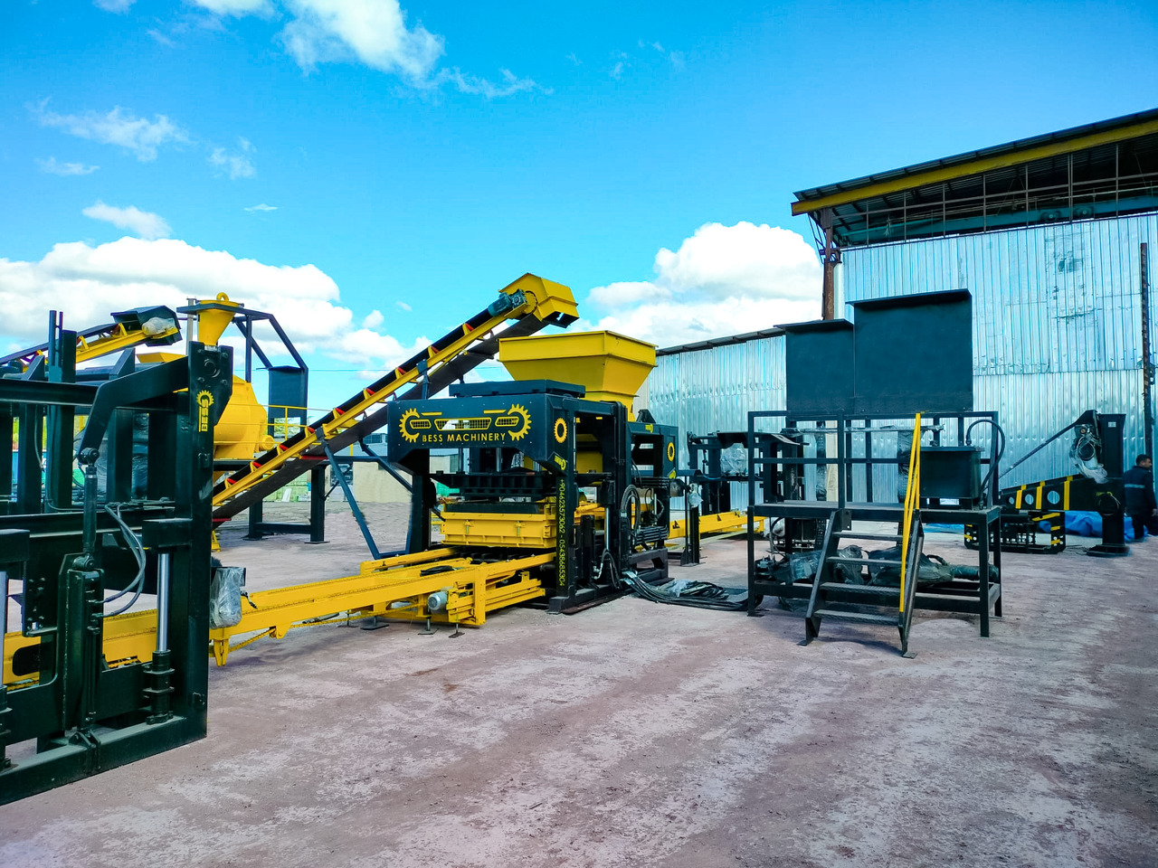Bess Machine PRS-1200 | Automatic Concrete Block Machine - Block making machine: picture 1 Bess Machine PRS-1200 | Automatic Concrete Block Machine - Block making machine: picture 1