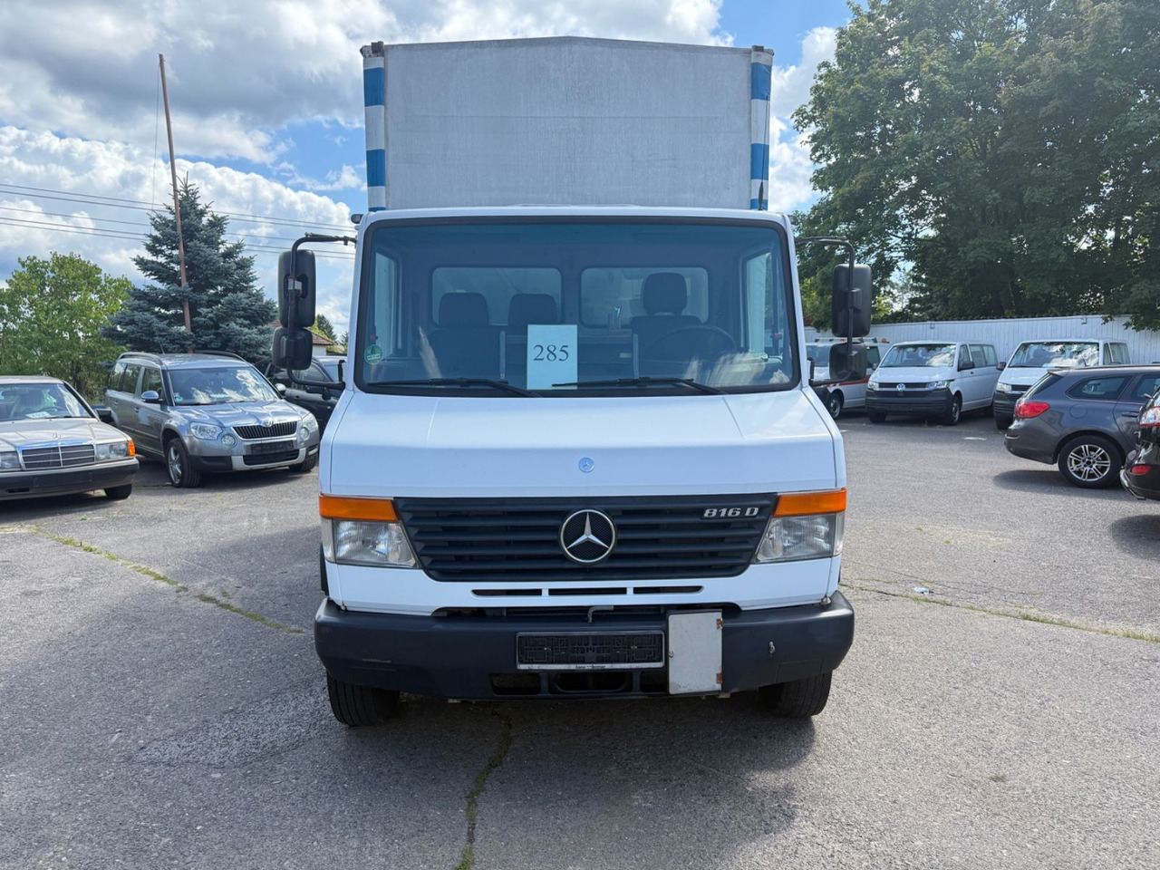 Curtainsider truck Mercedes-Benz Vario FG   816 D         OM 904 LA: picture 1
