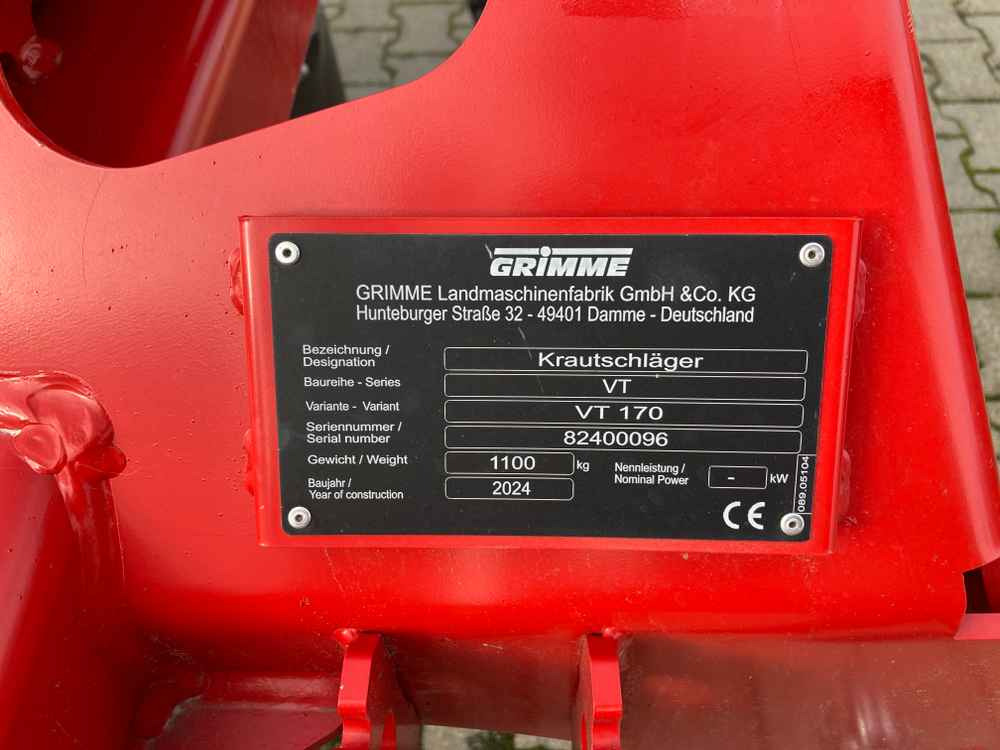 Grimme VT 170 - Haulm topper: picture 2 Grimme VT 170 - Haulm topper: picture 2