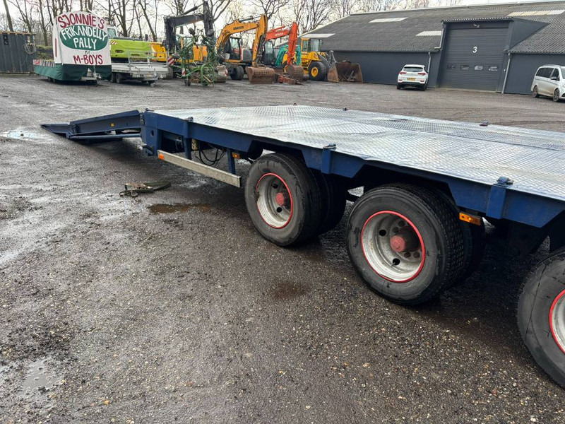 Low loader semi-trailer Broshuis Lowloader tieflader 3 assen leaf spring, laadklep: picture 9