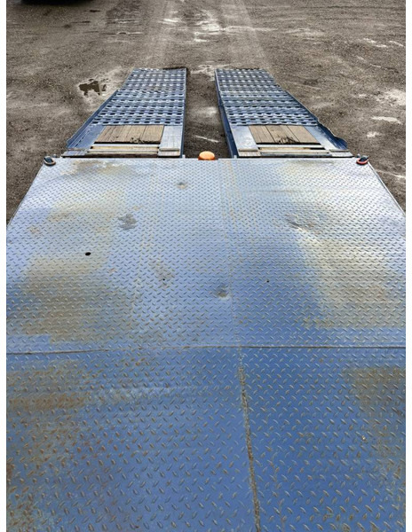 Low loader semi-trailer Broshuis Lowloader tieflader 3 assen leaf spring, laadklep: picture 7