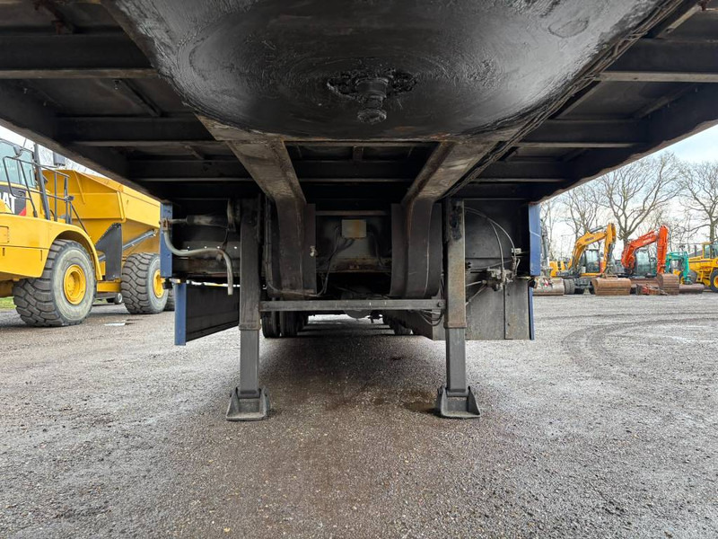 Low loader semi-trailer Broshuis Lowloader tieflader 3 assen leaf spring, laadklep: picture 14