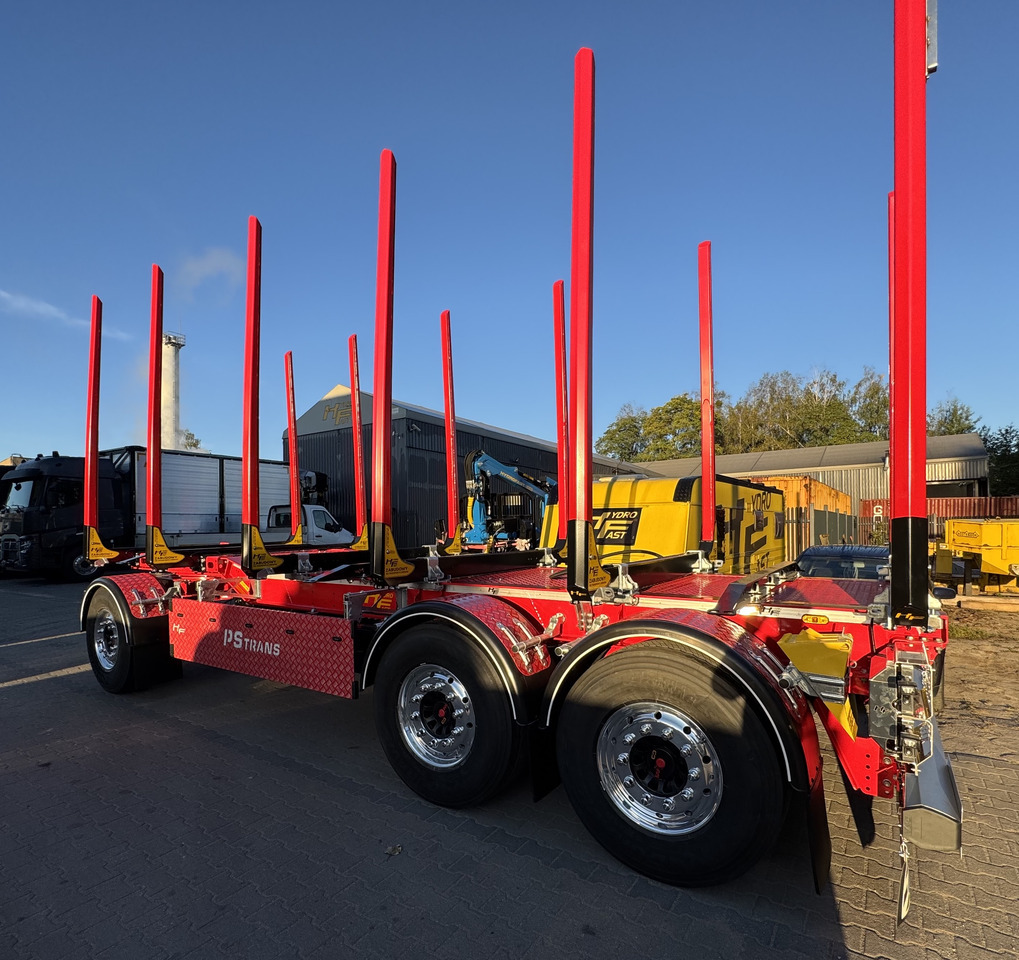 HYDROFAST Przyczepa 3 osiowa / 3 axles timber transport trailer / Remorque à 3 essieux pour le transport de bois / 3-Achs-Rungenanhänger / 3-tengelyes-rönkszállító-pótkocsi / Remorcă pentru transportul lemnului - Log trailer: picture 2 HYDROFAST Przyczepa 3 osiowa / 3 axles timber transport trailer / Remorque à 3 essieux pour le transport de bois / 3-Achs-Rungenanhänger / 3-tengelyes-rönkszállító-pótkocsi / Remorcă pentru transportul lemnului - Log trailer: picture 2