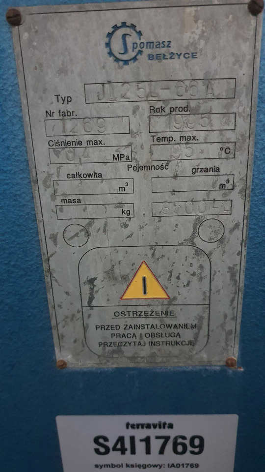 Wymiennik ciepła Spomasz Bełężyce 3500 l/h 10.000 zł + 23% VAT - Construction heater: picture 4 Wymiennik ciepła Spomasz Bełężyce 3500 l/h 10.000 zł + 23% VAT - Construction heater: picture 4