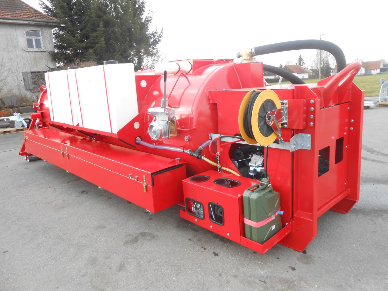 S-Vac 8.5 m³ Saugfass Druckfass Vacuum suction systems are are fully integrated at the HDD jobsite from today. - Tank container: picture 1 S-Vac 8.5 m³ Saugfass Druckfass Vacuum suction systems are are fully integrated at the HDD jobsite from today. - Tank container: picture 1