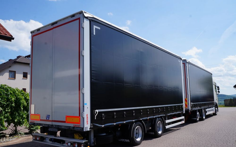 DAF XF 480 EURO 6 ZESTAW TANDEM PRZEJAZDOWY 120 M3 7,7 M + 7,7 M WECON - Curtainsider truck: picture 5 DAF XF 480 EURO 6 ZESTAW TANDEM PRZEJAZDOWY 120 M3 7,7 M + 7,7 M WECON - Curtainsider truck: picture 5