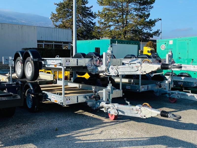 ECIM REMORQUE PORTE ENGINS 2 ESSIEUX 3T5 NEUVE - Plant trailer: picture 2 ECIM REMORQUE PORTE ENGINS 2 ESSIEUX 3T5 NEUVE - Plant trailer: picture 2