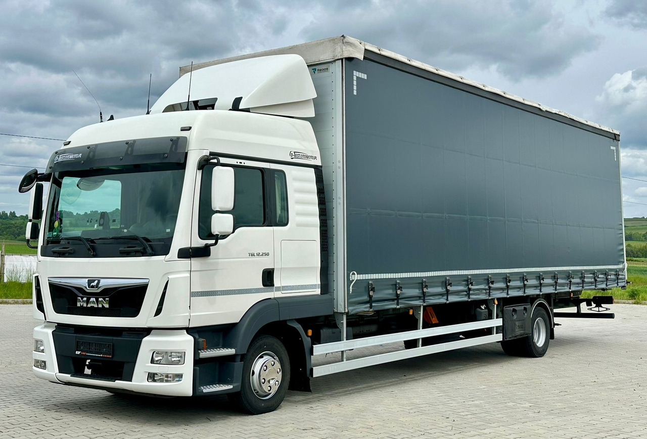 MAN TGL 12.250 / FIRANKA / 23 EUROPALETY / 9.5 M DŁUGOŚCI / NISKI PRZEBIEG / SYPIALKA / 2020 ROK - Curtainsider truck: picture 2 MAN TGL 12.250 / FIRANKA / 23 EUROPALETY / 9.5 M DŁUGOŚCI / NISKI PRZEBIEG / SYPIALKA / 2020 ROK - Curtainsider truck: picture 2