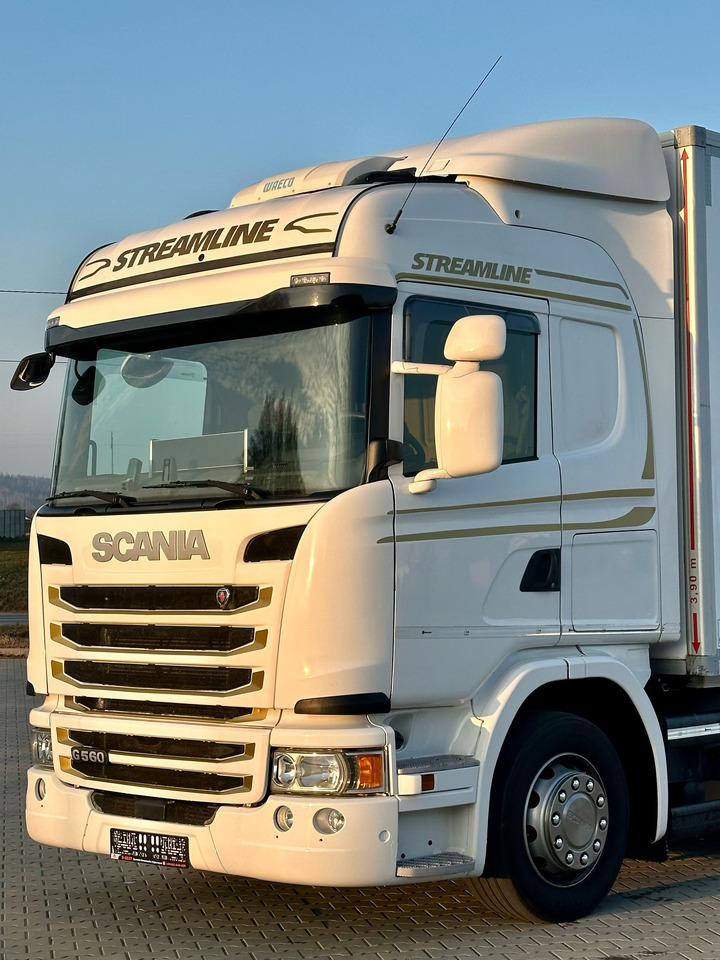Isothermal truck SCANIA G360 / IZOTERMA / 6.8 M DŁUGOŚCI / AUTOMAT / CAŁA NA PODUSZKACH / KLIMA POSTOJOWA / ELEKTRYCZNA ROLETA TYŁ / SYPIALKA: picture 7