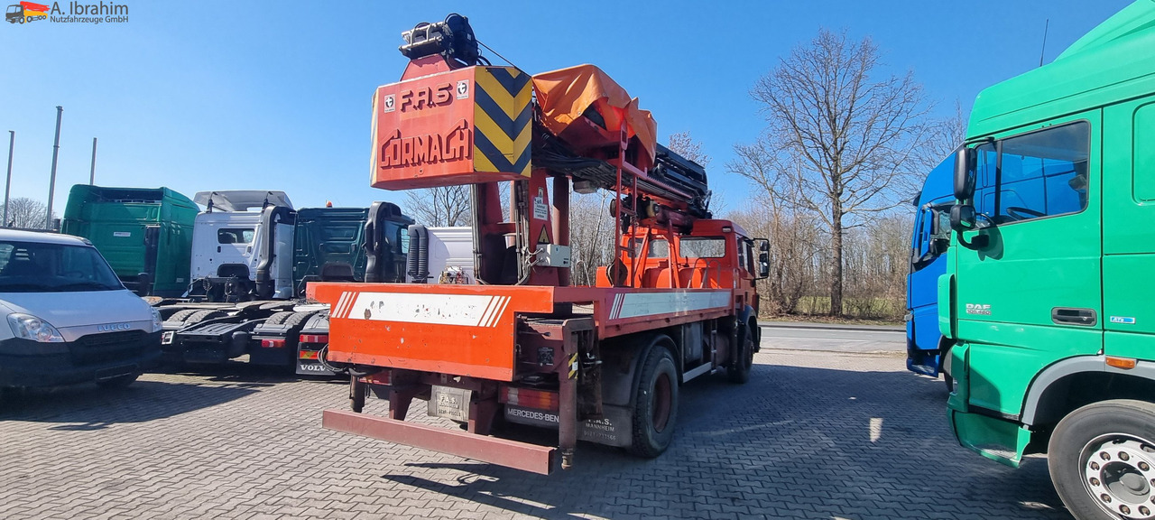 Crane truck, Dropside/ Flatbed truck Mercedes-Benz 1722 Dachdeckerkran Cormach 30000  TECH,: picture 7