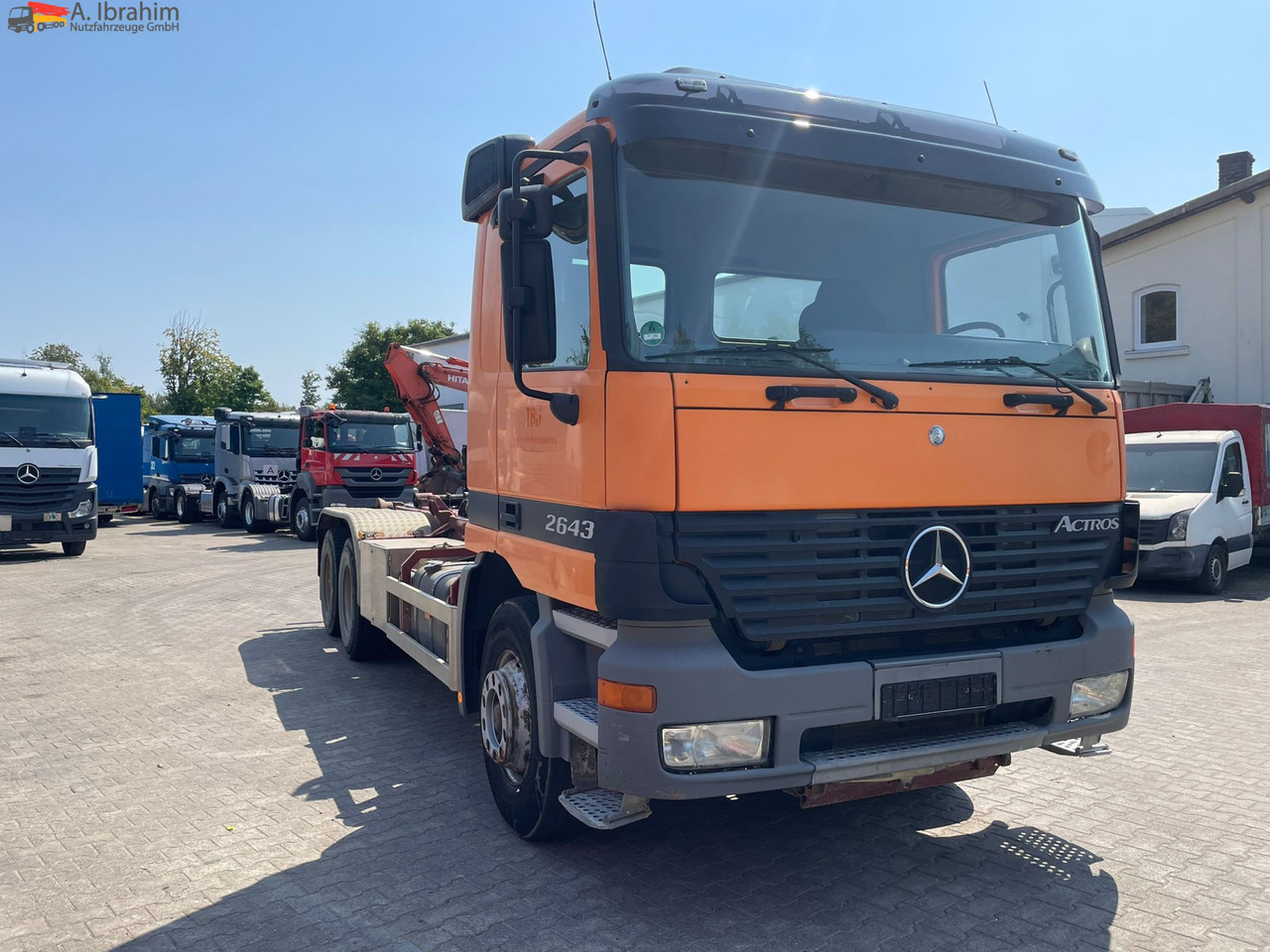 Hook lift truck Mercedes-Benz 2643 6x4 | Blatt Luft | Meiller Haken, mp1: picture 10