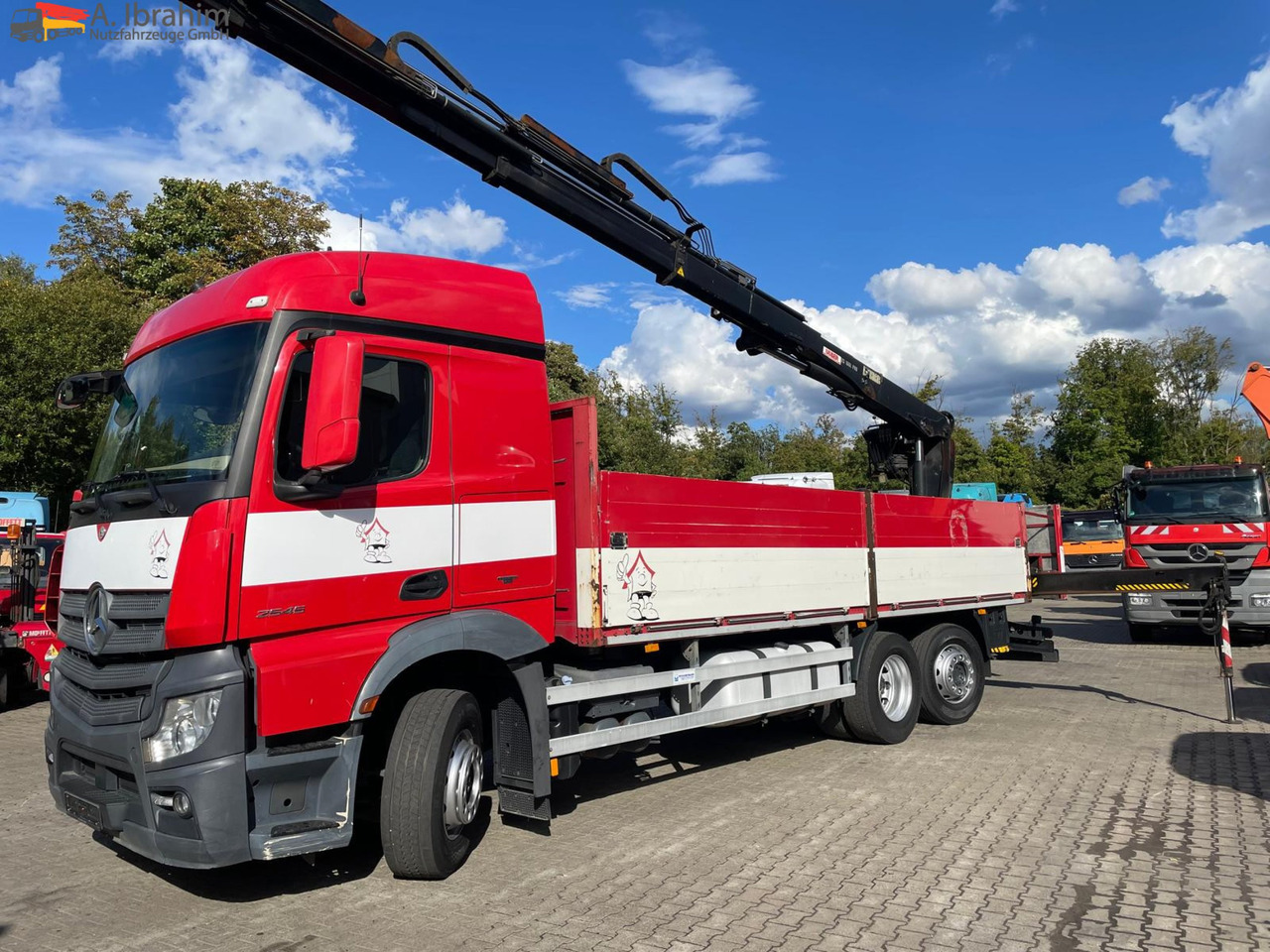Mercedes-Benz Actros 2545 6x2 Pritsche Kran HIAB 166 - Dropside/ Flatbed truck, Crane truck: picture 1 Mercedes-Benz Actros 2545 6x2 Pritsche Kran HIAB 166 - Dropside/ Flatbed truck, Crane truck: picture 1
