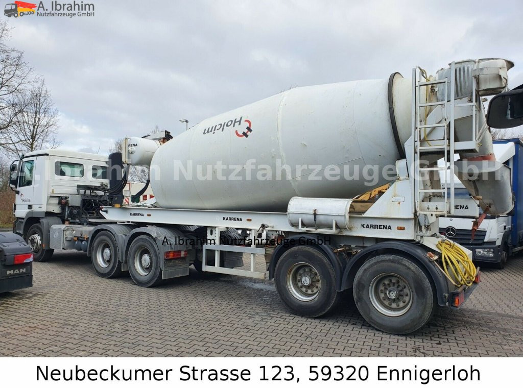 Betonmischerauflieger Karrena 12 cbm, 2 achsen, Topzustand - Semi-trailer: picture 5 Betonmischerauflieger Karrena 12 cbm, 2 achsen, Topzustand - Semi-trailer: picture 5
