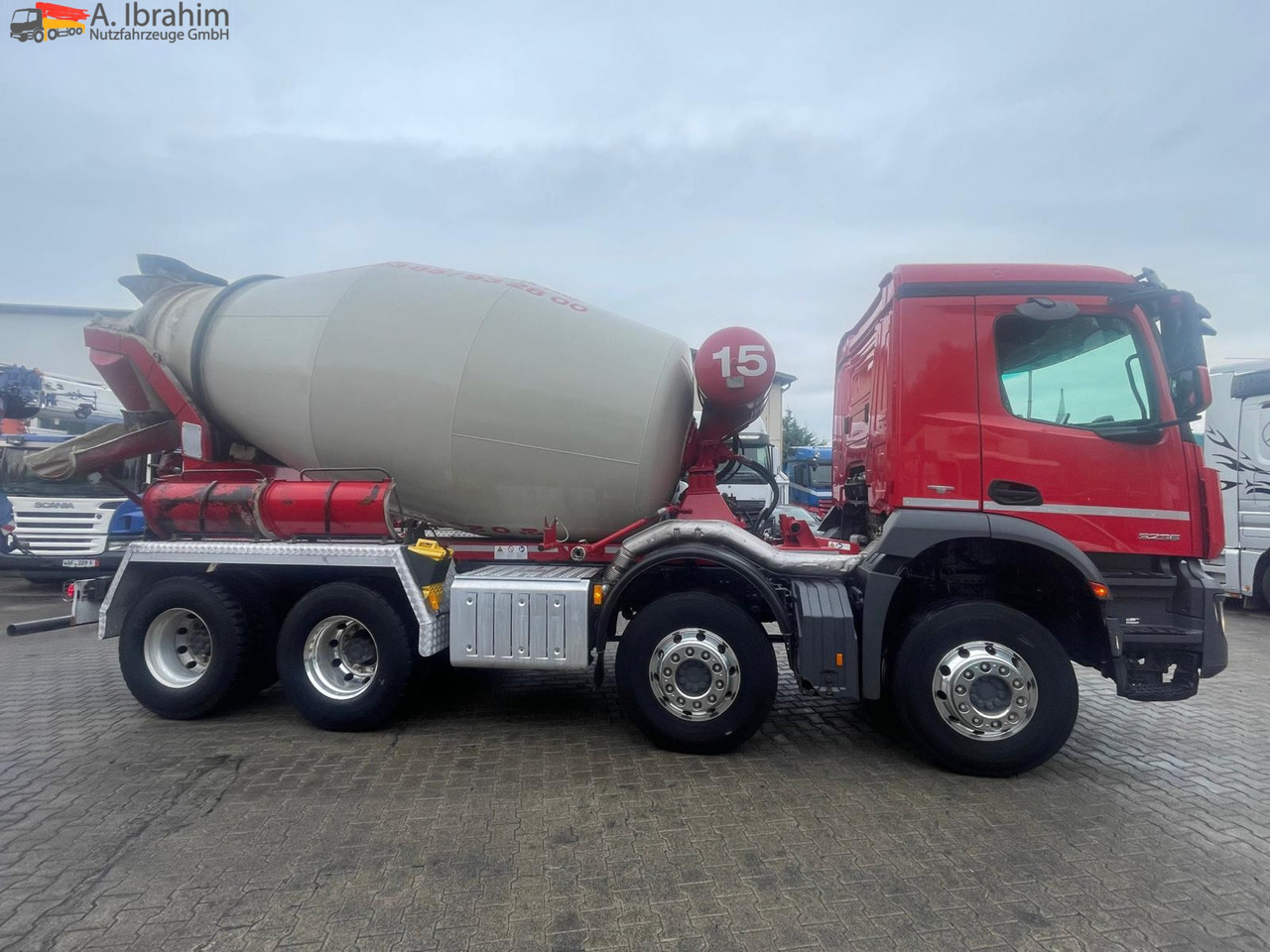 Truck Mercedes-Benz Arocs 3236 Stetter 9 cbm 8x4 | Blatt | Hardox: picture 13