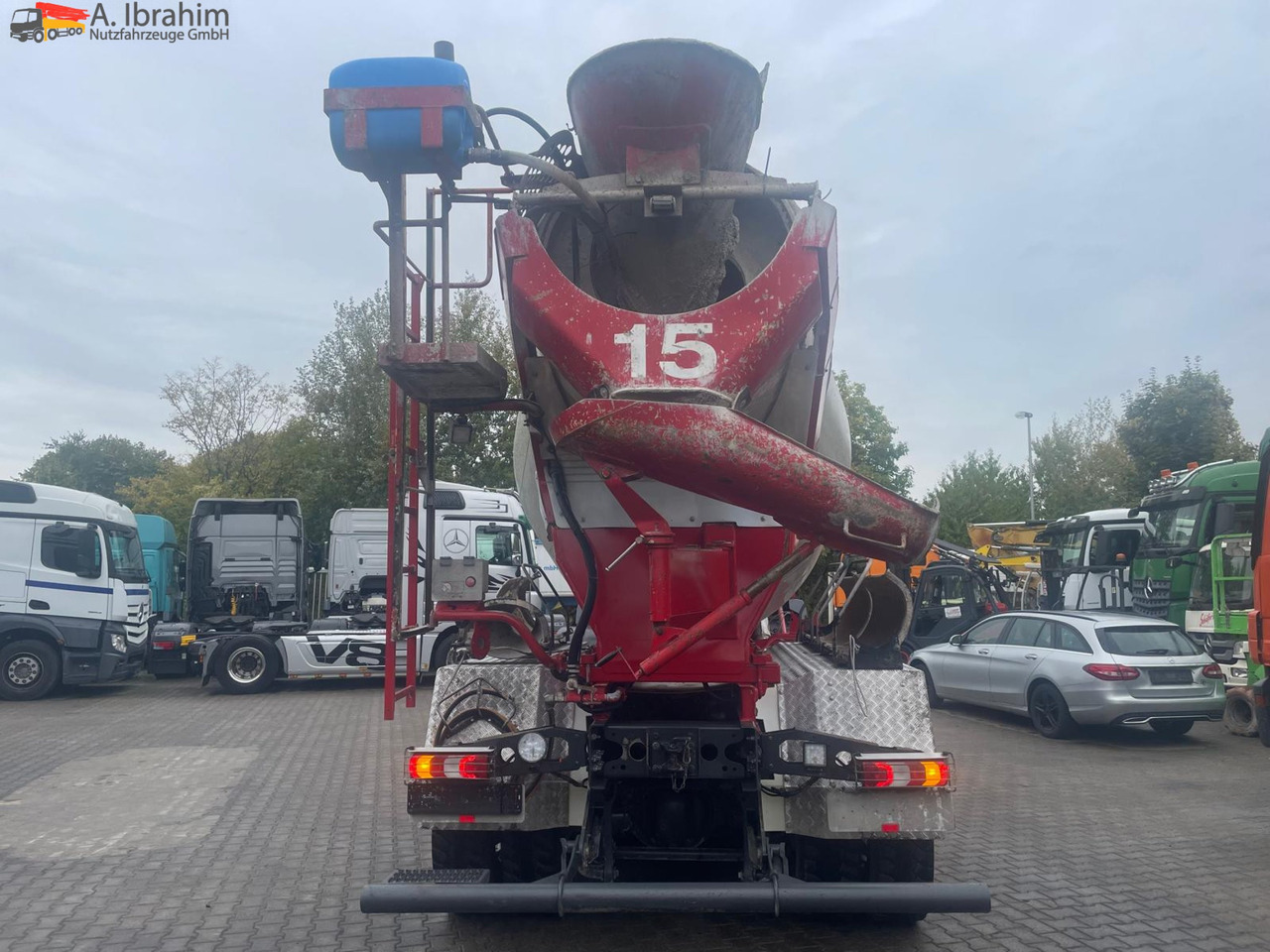 Truck Mercedes-Benz Arocs 3236 Stetter 9 cbm 8x4 | Blatt | Hardox: picture 11