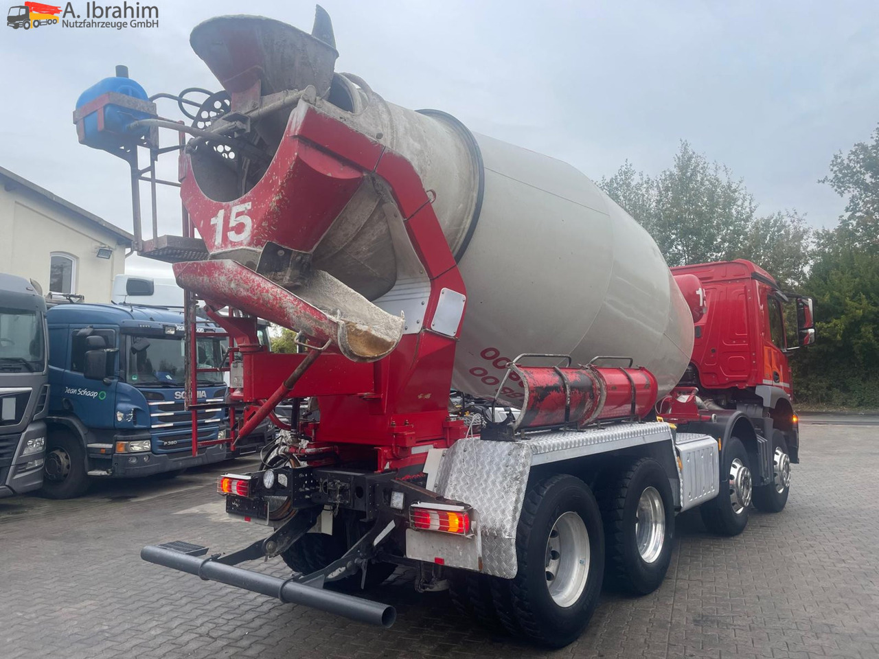 Truck Mercedes-Benz Arocs 3236 Stetter 9 cbm 8x4 | Blatt | Hardox: picture 10