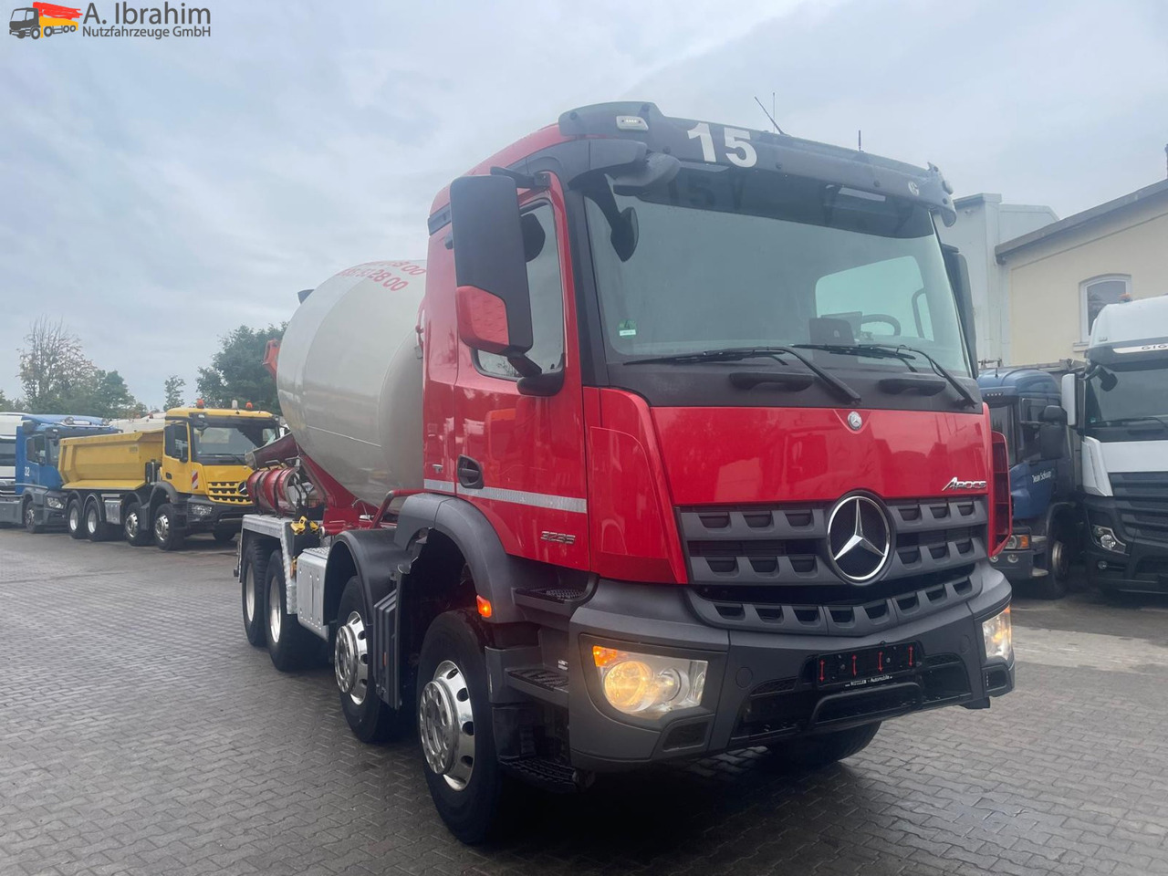 Truck Mercedes-Benz Arocs 3236 Stetter 9 cbm 8x4 | Blatt | Hardox: picture 9