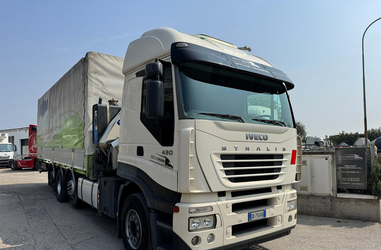 IVECO 430 - 4 ASSI STRADALE CON GRU - Curtainsider truck: picture 2 IVECO 430 - 4 ASSI STRADALE CON GRU - Curtainsider truck: picture 2