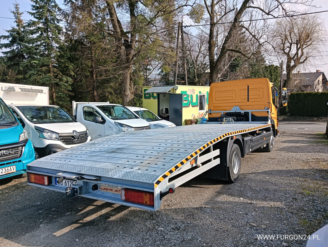 MERCEDES ATEGO 1018 POMOC DROGOWA LAWETA NR 665 - Autotransporter truck: picture 4 MERCEDES ATEGO 1018 POMOC DROGOWA LAWETA NR 665 - Autotransporter truck: picture 4